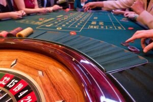 Roulettespiel im Casino