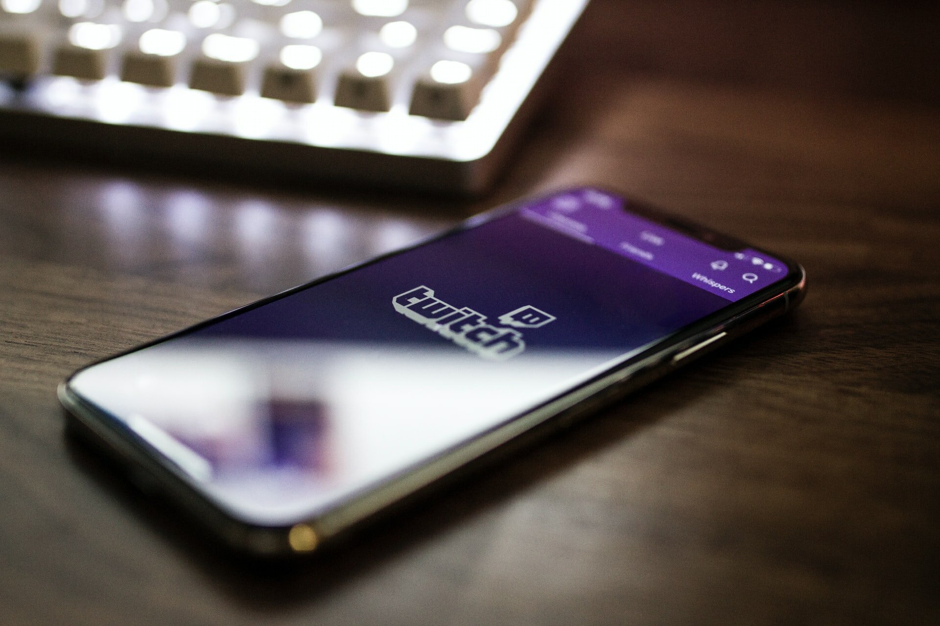 Smartphone Twitch App